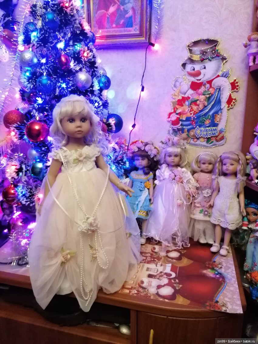 В преддверии Нового года, кукла от Линды Рик, новенькая