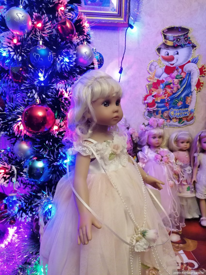 В преддверии Нового года, кукла от Линды Рик, новенькая