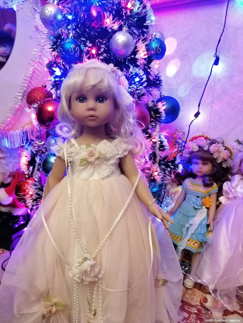 В преддверии Нового года, кукла от Линды Рик, новенькая