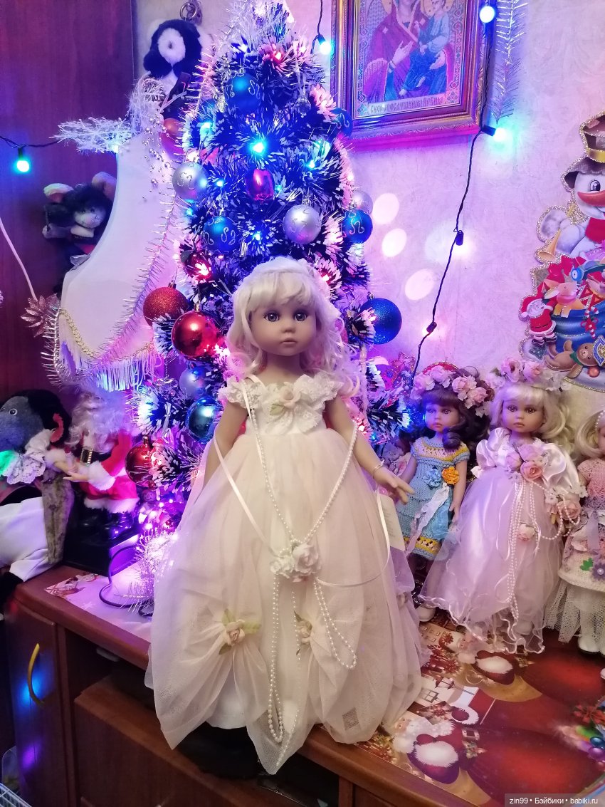 В преддверии Нового года, кукла от Линды Рик, новенькая