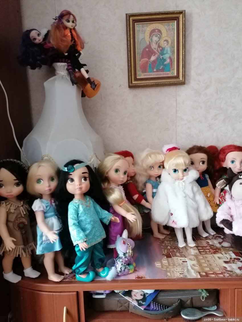 Зимний день в парке с куклами от Дисней Аниматорс (фото 3)