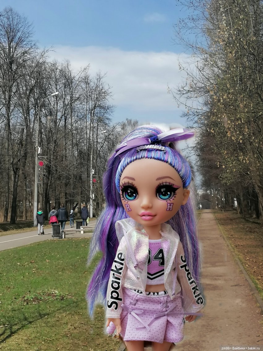 Виолетт и Джоули гуляют! Куклы Reinbow