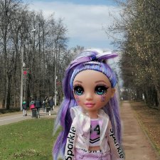 Виолетт и Джоули гуляют! Куклы Reinbow