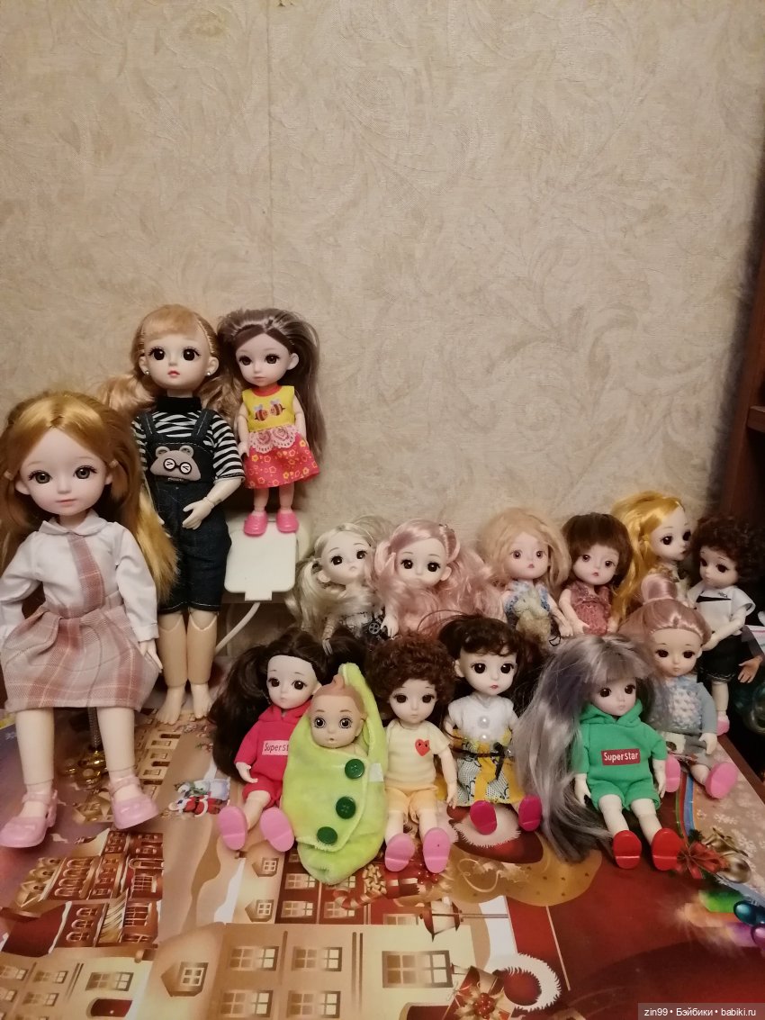 Баболики 30 см и 16 см, их так много, или много не бывает