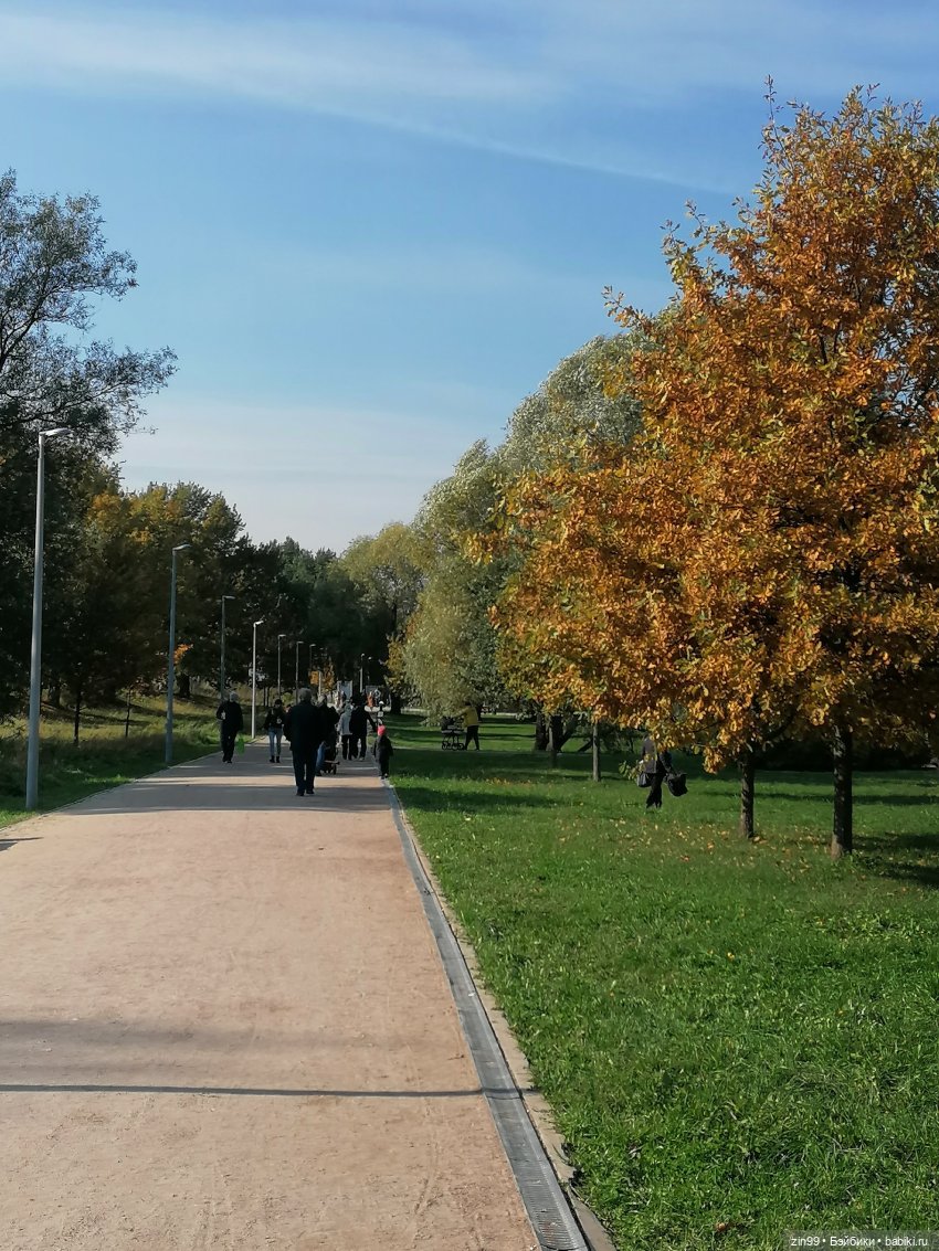 Осень золотая в октябре, в парках Москвы
