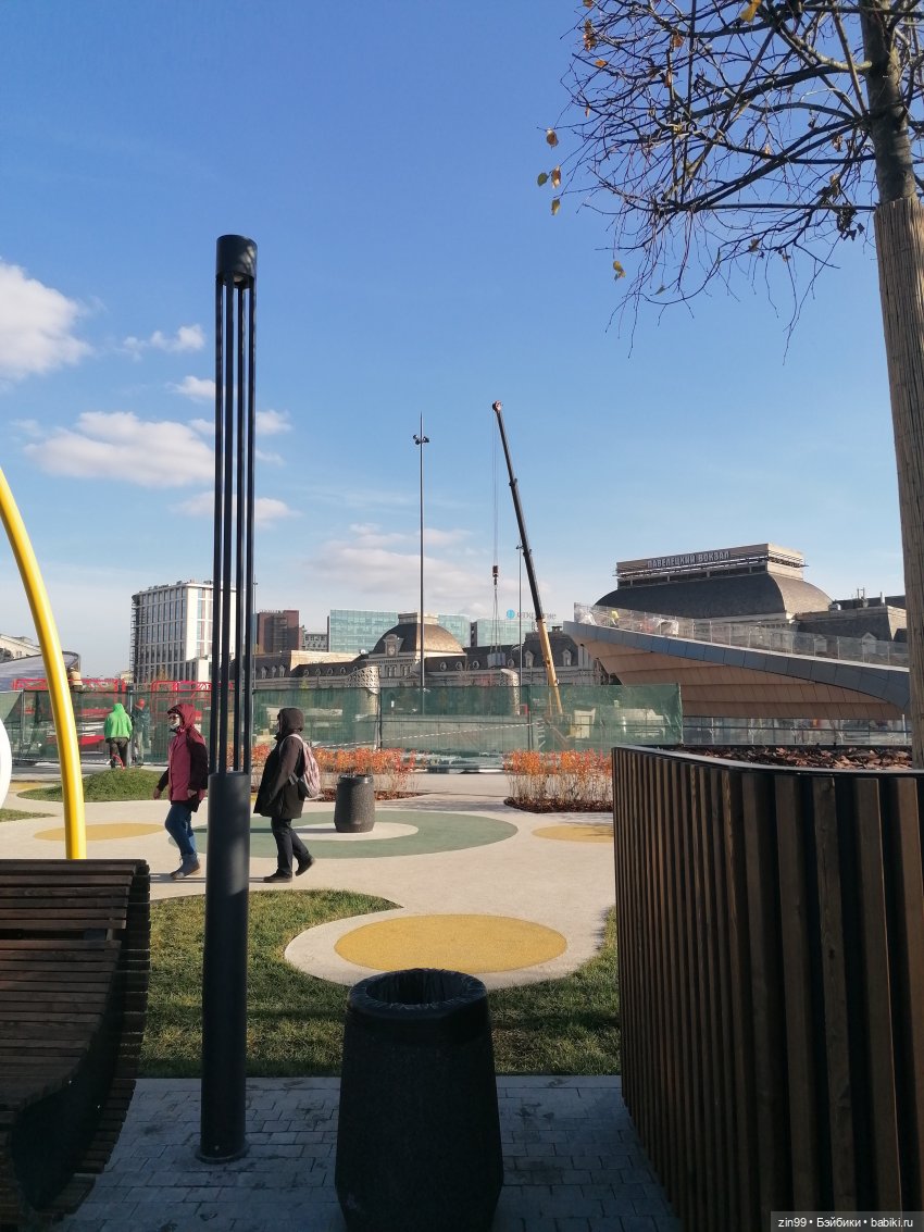 Парк на Павелецкой. А где фонтаны