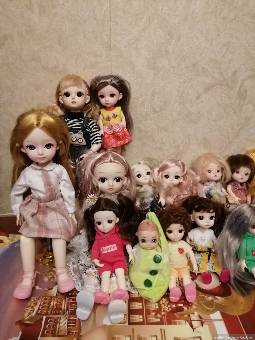 Куклы Баболи в парке и в магазинах