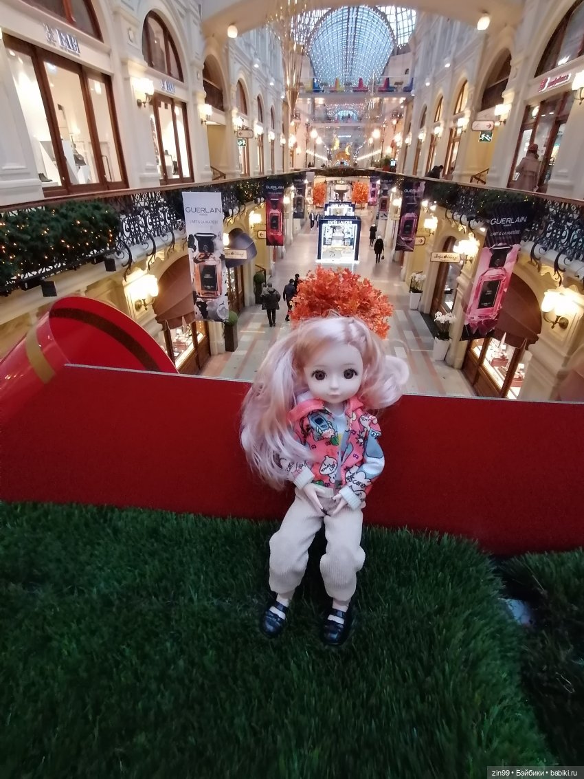 Куклы Баболи в парке и в магазинах