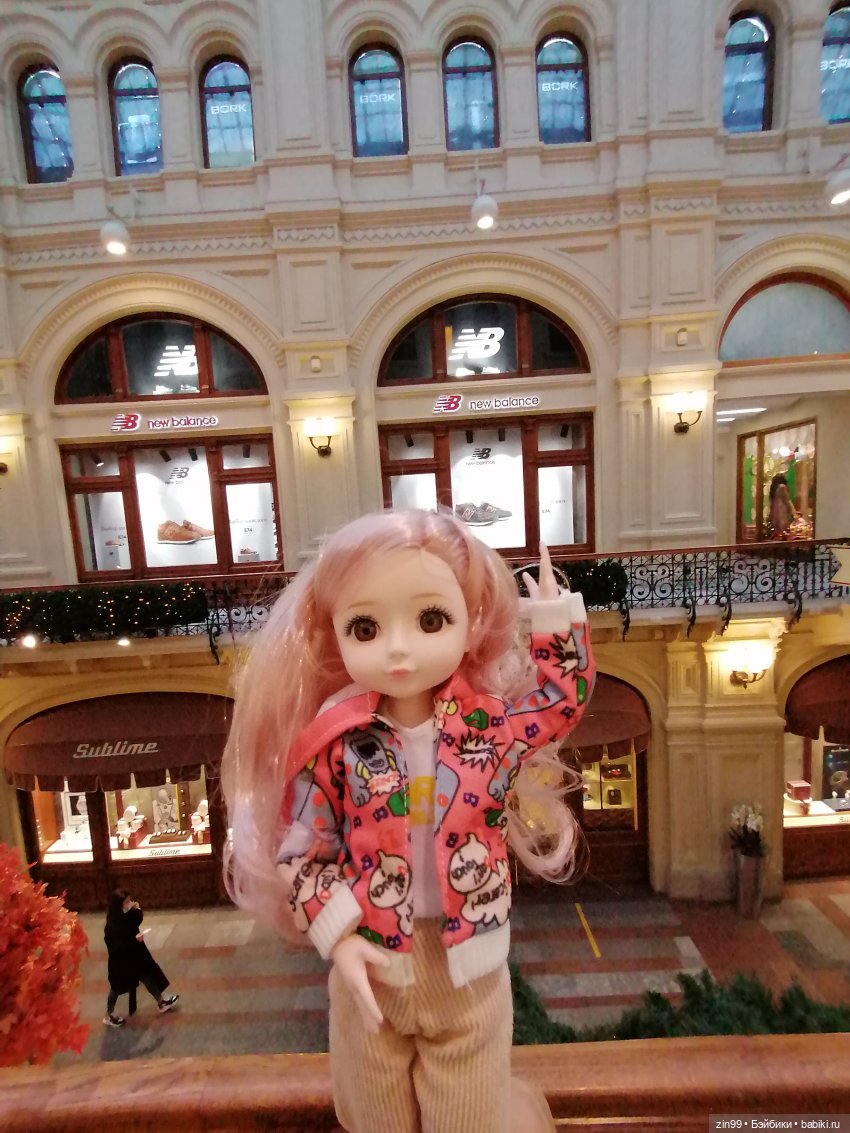 Куклы Баболи в парке и в магазинах