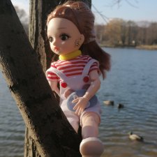 Куклы Баболи в парке и в магазинах