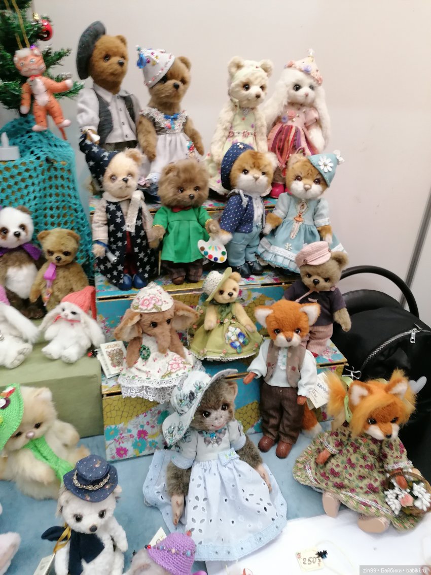 XII Московская международная выставка коллекционных мишек Teddy, с 3 по 5 декабря 2021 года На Тишинке в Москве