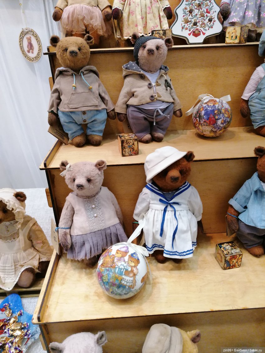 XII Московская международная выставка коллекционных мишек Teddy, с 3 по 5 декабря 2021 года На Тишинке в Москве