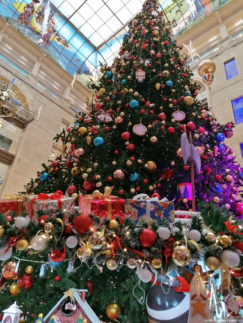 В преддверии Нового года, прогулка по центру Москвы