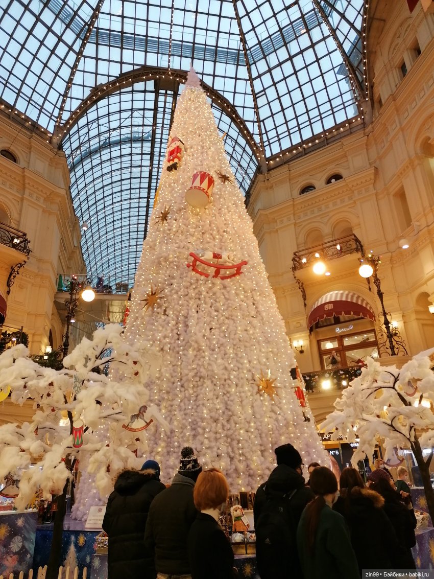 В преддверии Нового года, прогулка по центру Москвы