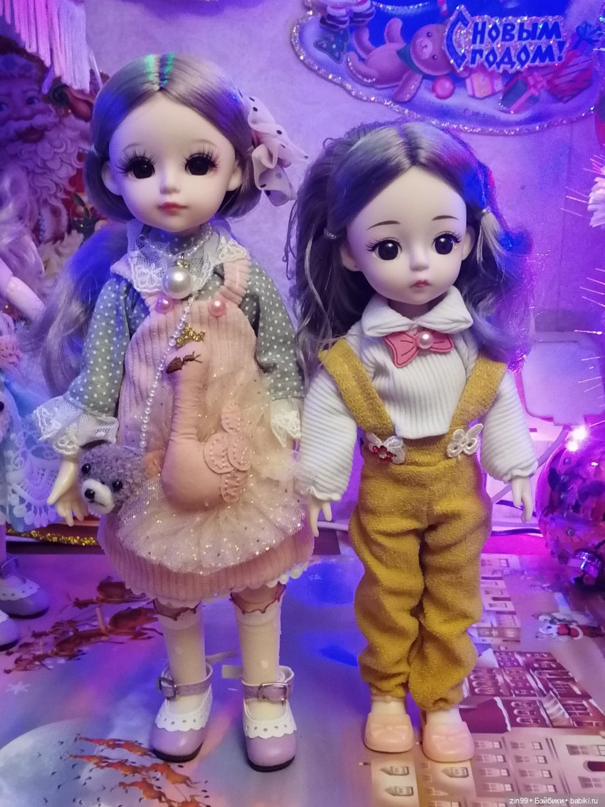 Разные шарнирные куколки и сравнительные фото