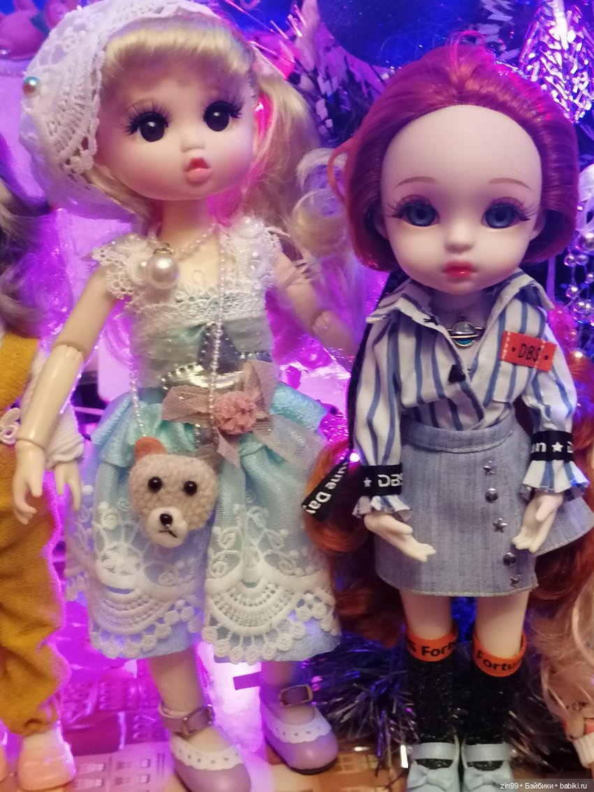 Разные шарнирные куколки и сравнительные фото