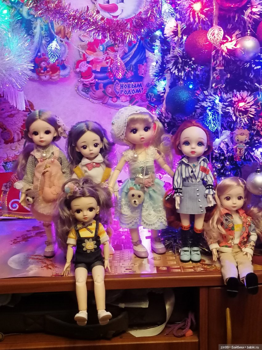 Разные шарнирные куколки и сравнительные фото