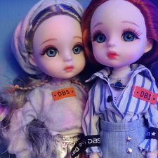 Разные шарнирные куколки и сравнительные фото!