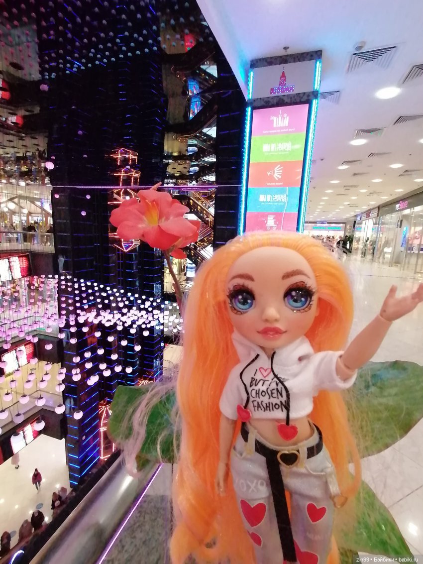 Rainbow High Поппи новенькая и прогулка в ТЦ | Бэйбики Rainbow High Поппи новенькая и прогулка в ТЦ