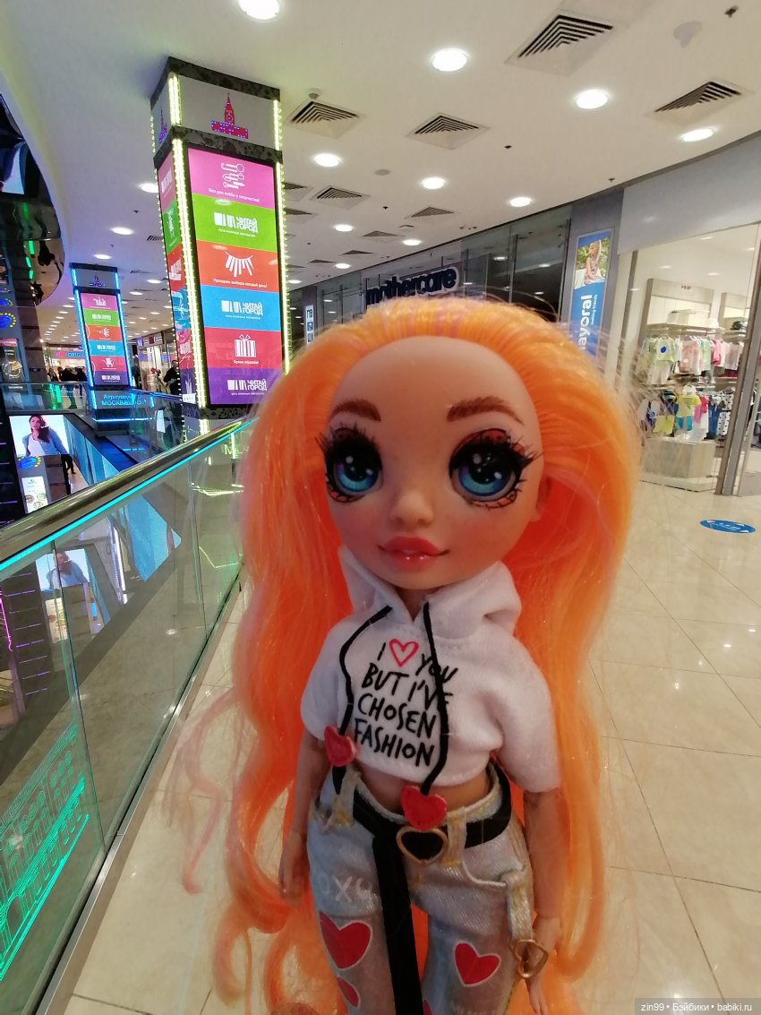Rainbow High Поппи новенькая и прогулка в ТЦ | Бэйбики Rainbow High Поппи новенькая и прогулка в ТЦ