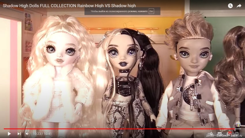 Rainbow High Shadow черно-белые не цветные или 4 серия (фото 3)