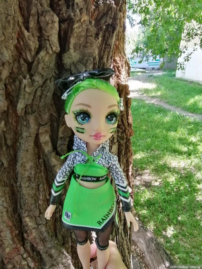 Приехала Jade Hunter от Rainbow High , Зеленая! И теперь почти вся серия (фото 5)