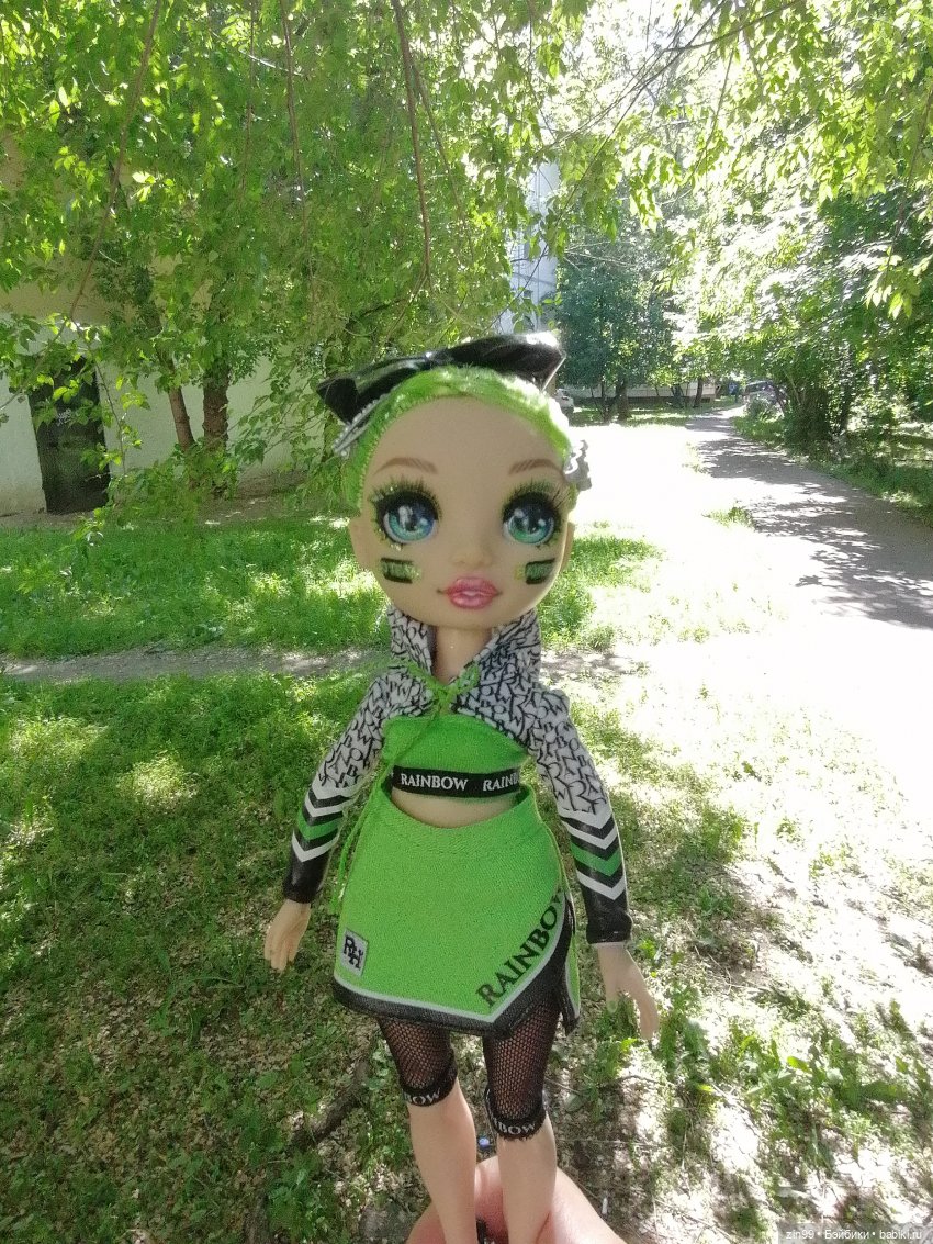 Приехала Jade Hunter от Rainbow High , Зеленая! И теперь почти вся серия (фото 6)