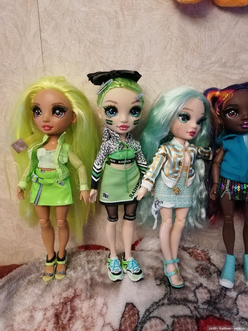 Приехала Jade Hunter от Rainbow High , Зеленая! И теперь почти вся серия