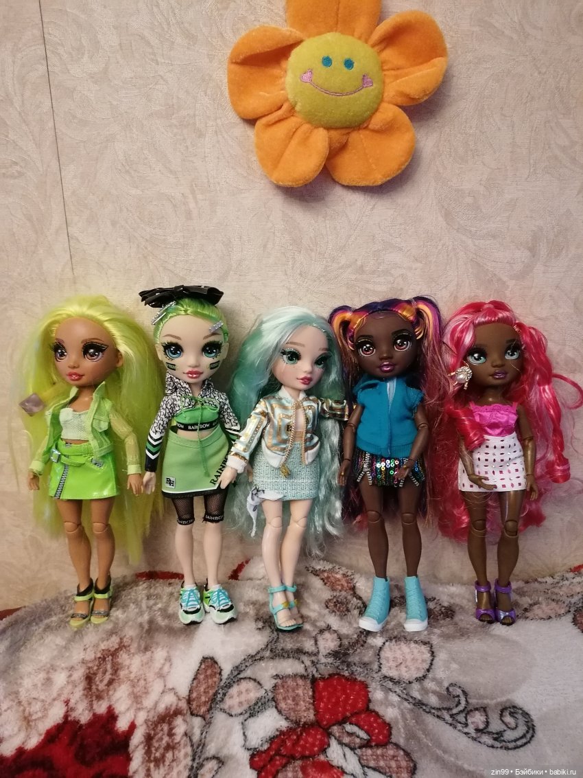 Приехала Jade Hunter от Rainbow High , Зеленая! И теперь почти вся серия