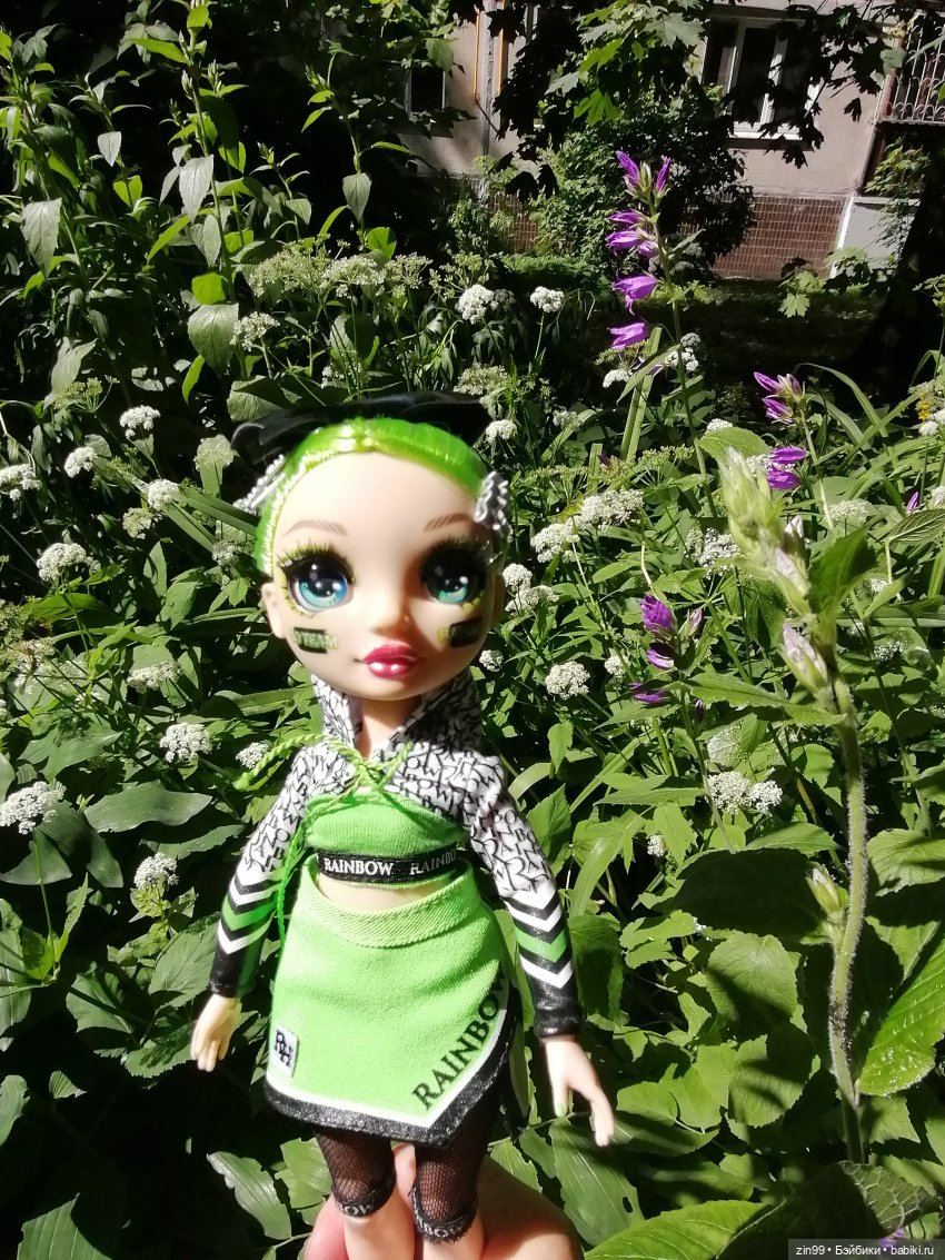 Приехала Jade Hunter от Rainbow High , Зеленая! И теперь почти вся серия