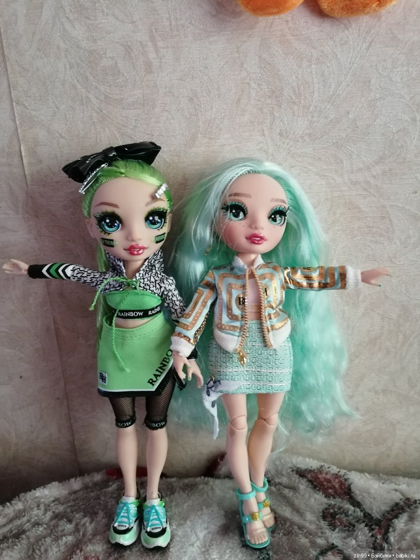 Приехала Jade Hunter от Rainbow High , Зеленая! И теперь почти вся серия