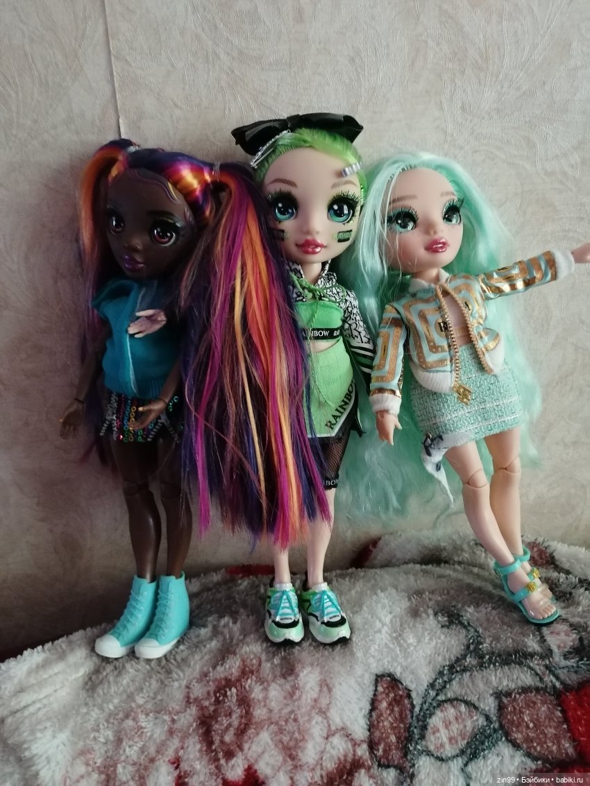 Приехала Jade Hunter от Rainbow High , Зеленая! И теперь почти вся серия