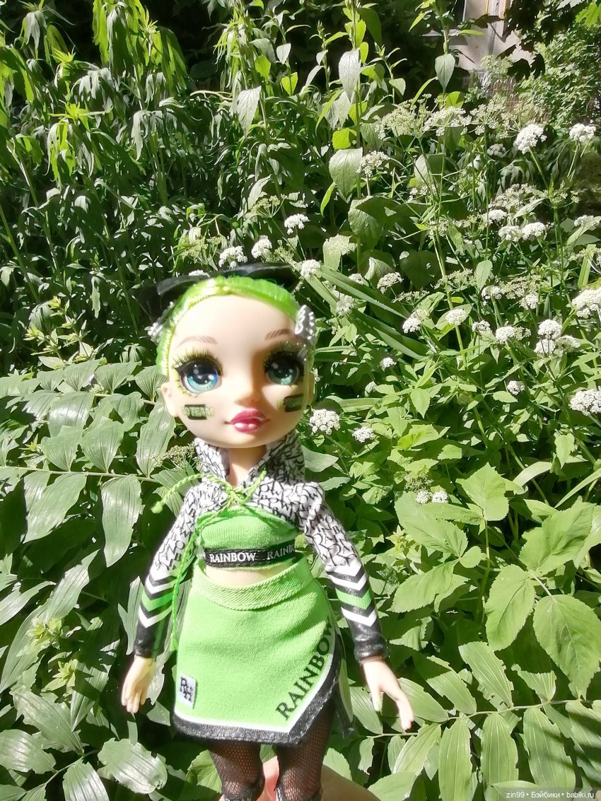 Приехала Jade Hunter от Rainbow High , Зеленая! И теперь почти вся серия