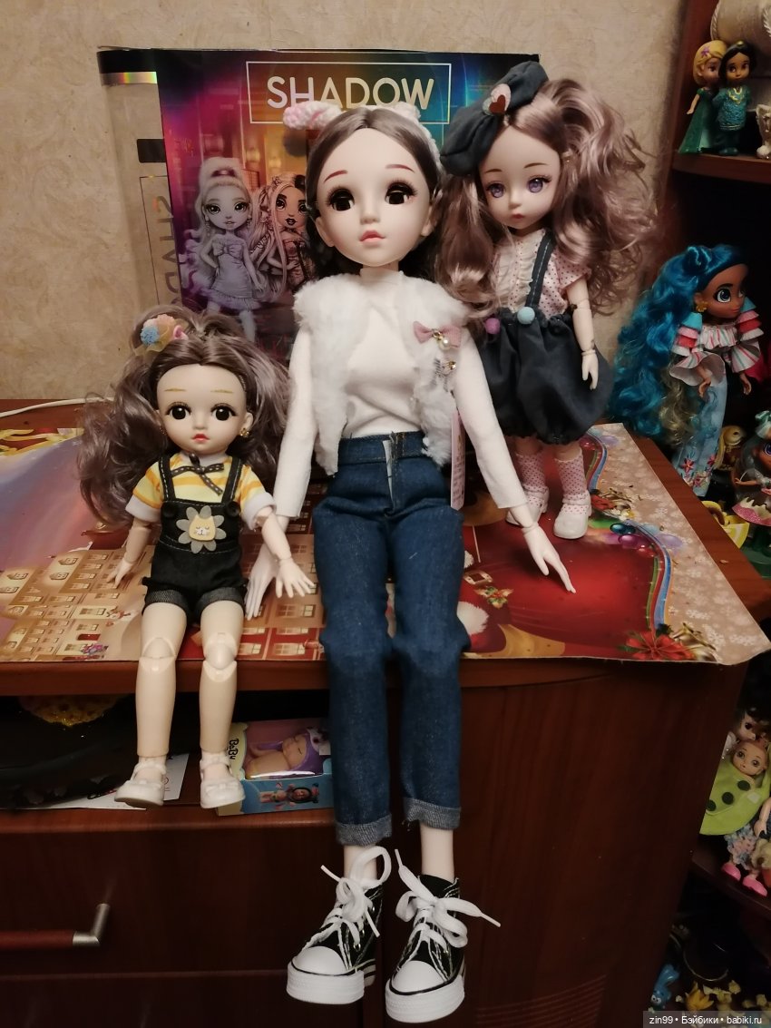 Шарнирная большая кукла, или скоро Новый год