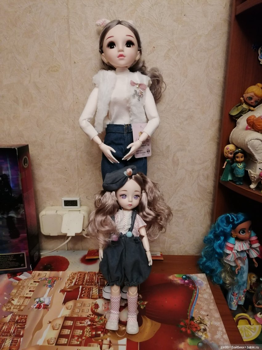 Шарнирная большая кукла, или скоро Новый год