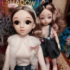 Шарнирная большая кукла, или скоро Новый год!