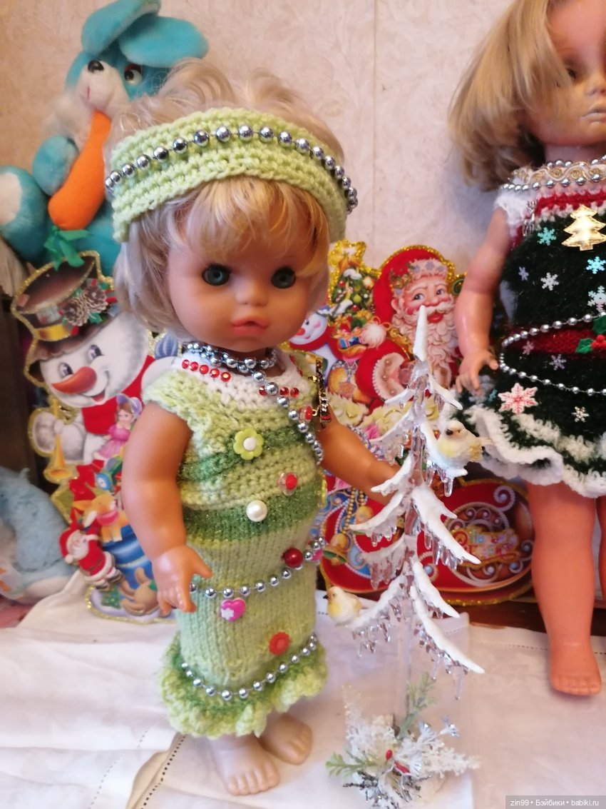 В преддверии Нового года. Ёлочки! Куклы ГДР! Наряды | Бэйбики В преддверии Нового года. Ёлочки! Куклы ГДР! Наряды
