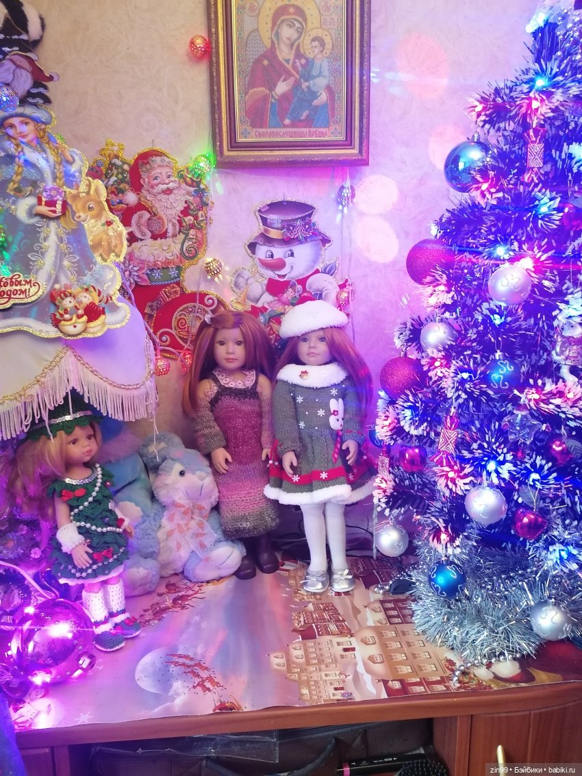 В преддверии Нового года, куклы Kidz'n'Cats