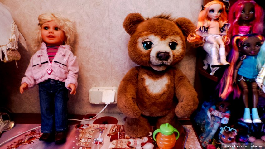 Интерактивная плюшевая игрушка Фурриал Френдс Русский мишка (фото 9)