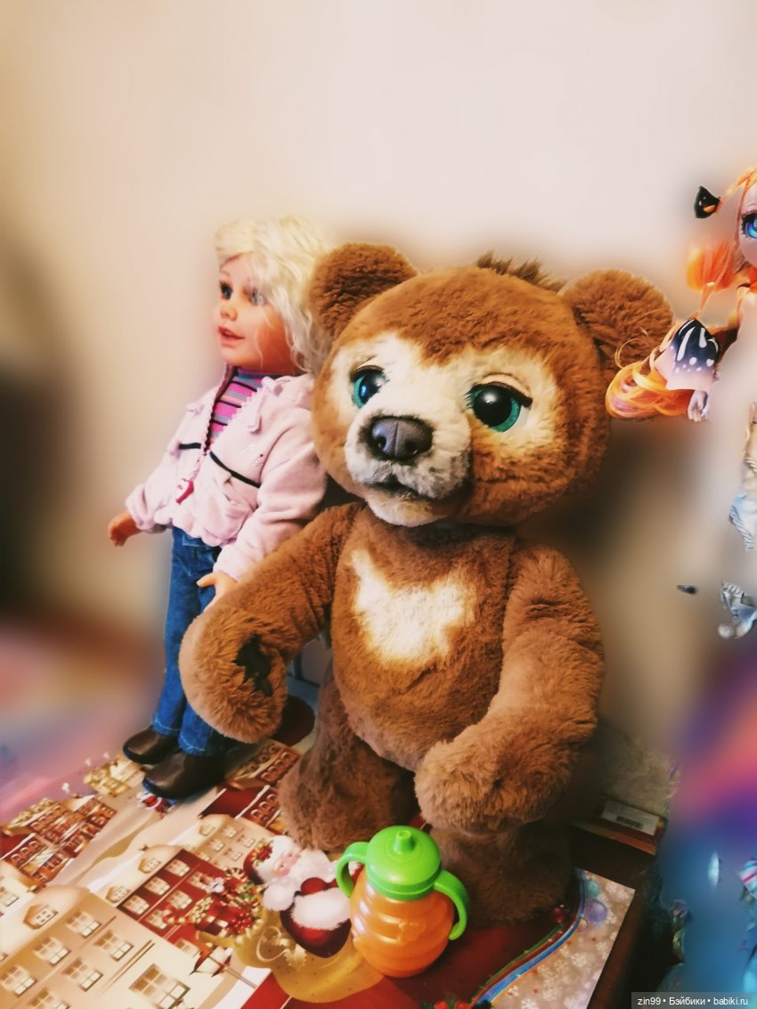 Интерактивная плюшевая игрушка Фурриал Френдс Русский мишка