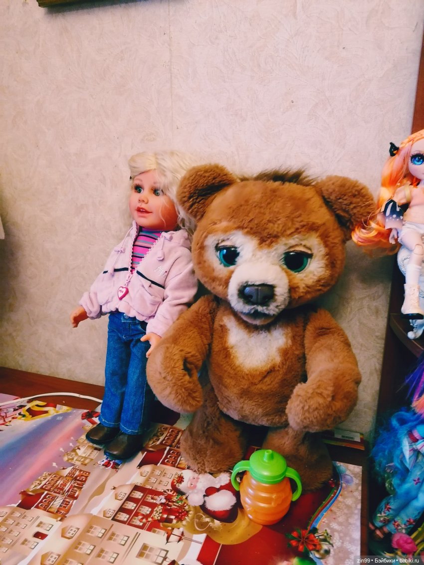 Интерактивная плюшевая игрушка Фурриал Френдс Русский мишка