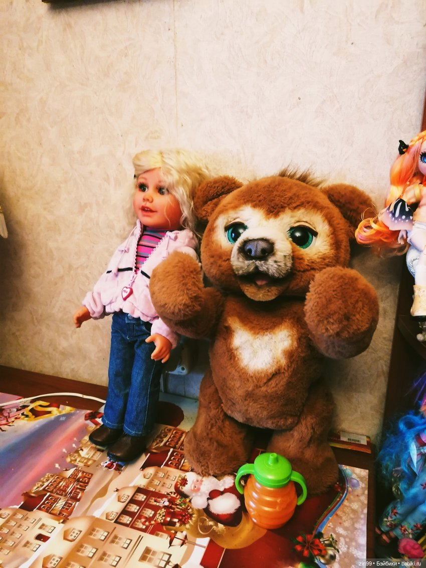 Интерактивная плюшевая игрушка Фурриал Френдс Русский мишка