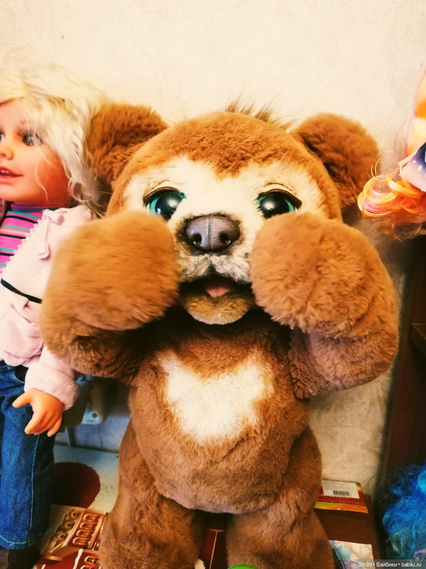 Интерактивная плюшевая игрушка Фурриал Френдс Русский мишка