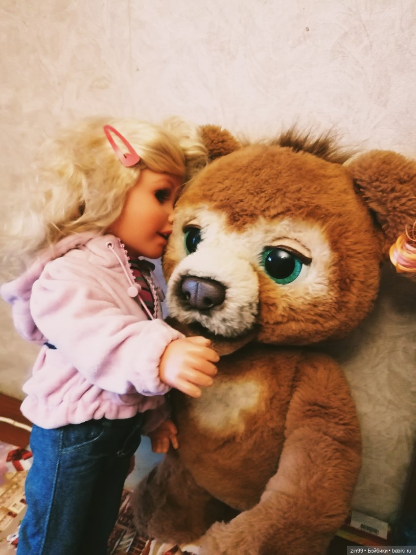 Интерактивная плюшевая игрушка Фурриал Френдс Русский мишка