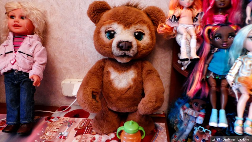 Интерактивная плюшевая игрушка Фурриал Френдс Русский мишка (фото 10)