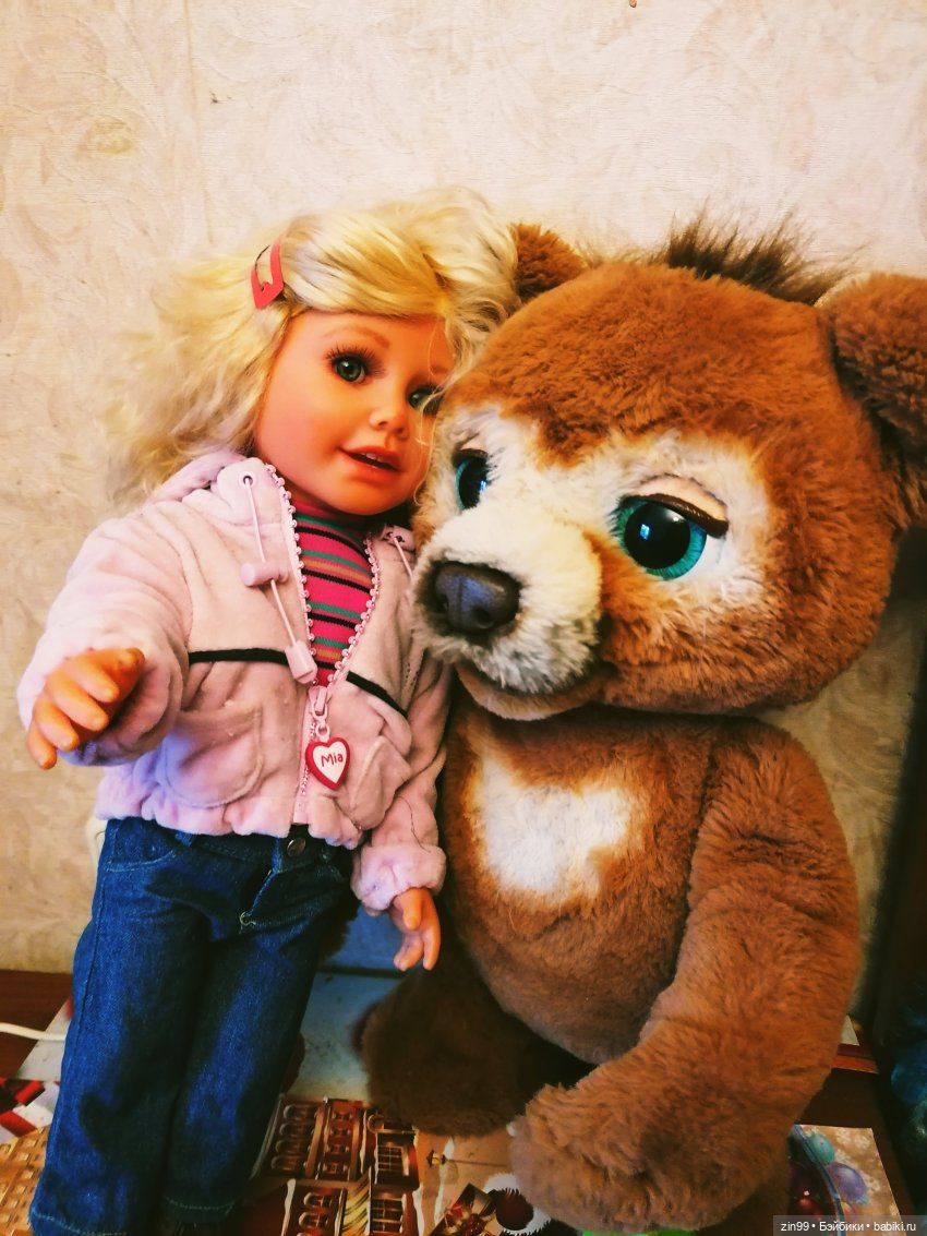 Интерактивная плюшевая игрушка Фурриал Френдс Русский мишка