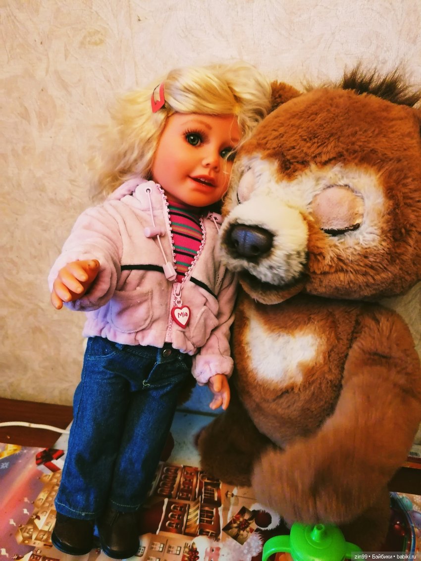 Интерактивная плюшевая игрушка Фурриал Френдс Русский мишка