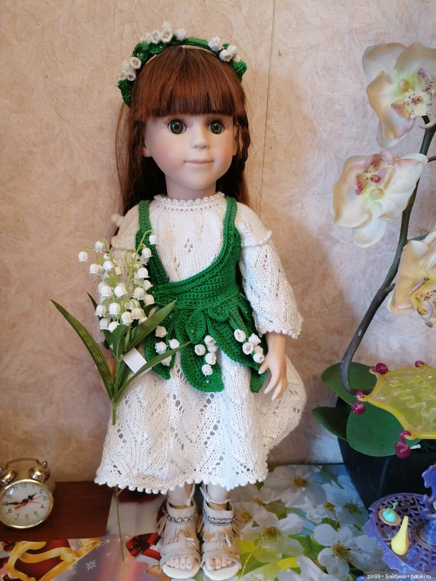 Ландыши, ландыши! Или наряд ландыши для куклы