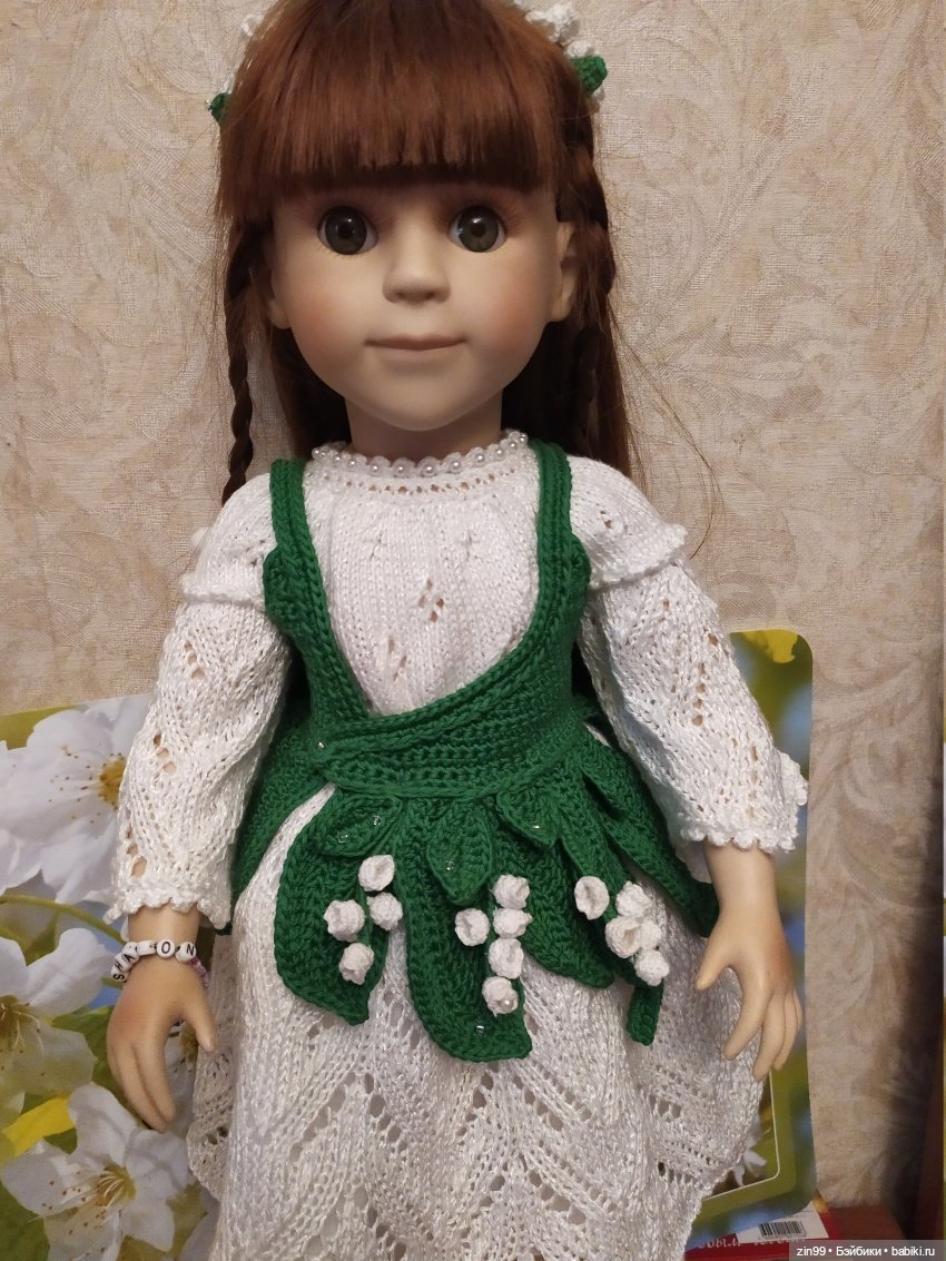 Ландыши, ландыши! Или наряд ландыши для куклы (фото 10)