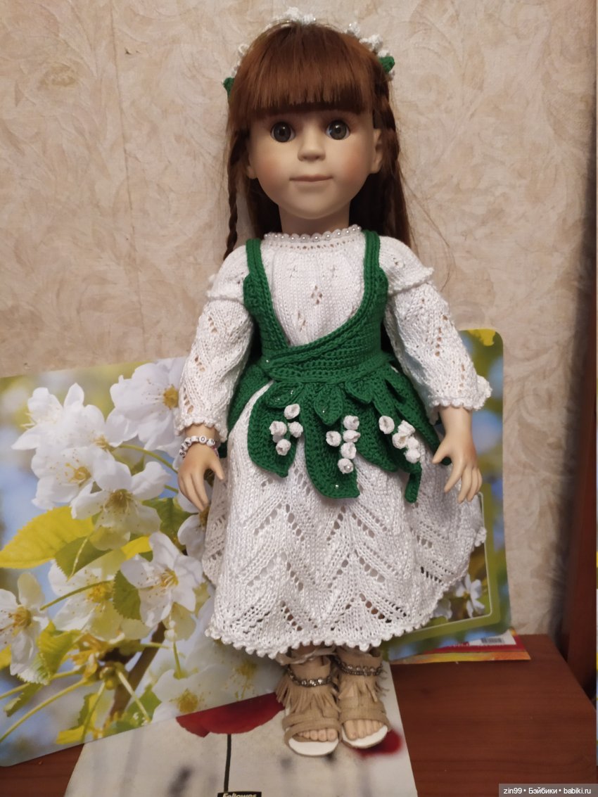 Ландыши, ландыши! Или наряд ландыши для куклы (фото 9)